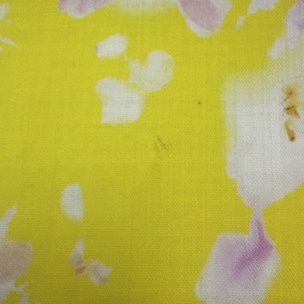 Ralph Lauren Floral Scarf "Ralph Lauren" Name in Raised Pink Embroidery 24" x 75 - Picture 6 of 7
